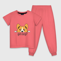 Детская пижама хлопок Got Corgi