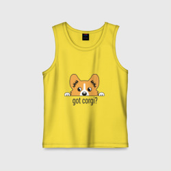 Детская майка хлопок Got Corgi