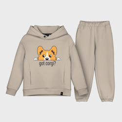 Детский костюм хлопок Oversize Got Corgi