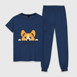 Женская пижама хлопок Got Corgi