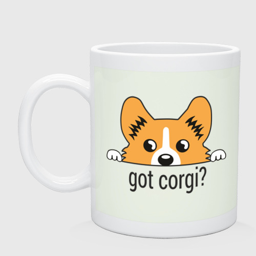 Кружка керамическая Got Corgi, цвет фосфор