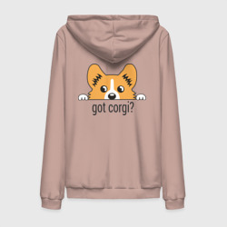 Мужская толстовка на молнии хлопок Got Corgi