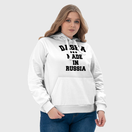Женская толстовка хлопок Даша Made in Russia, цвет белый - фото 6