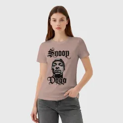 Женская футболка хлопок Snoop Dogg - фото 2