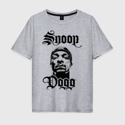 Мужская футболка хлопок Oversize Snoop Dogg