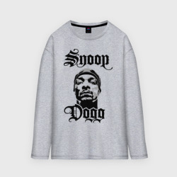 Мужской лонгслив oversize хлопок Snoop Dogg