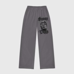 Женские брюки oversize без начеса хлопок Snoop Dogg