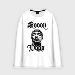 Женский лонгслив oversize хлопок Snoop Dogg