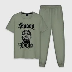 Мужская пижама хлопок Snoop Dogg