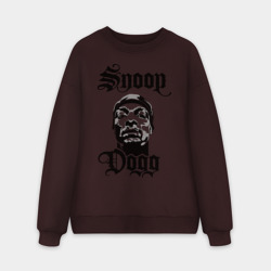 Мужской свитшот oversize без начеса хлопок Snoop Dogg