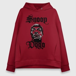 Женское худи Oversize хлопок Snoop Dogg