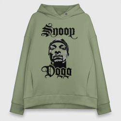 Женское худи Oversize хлопок Snoop Dogg