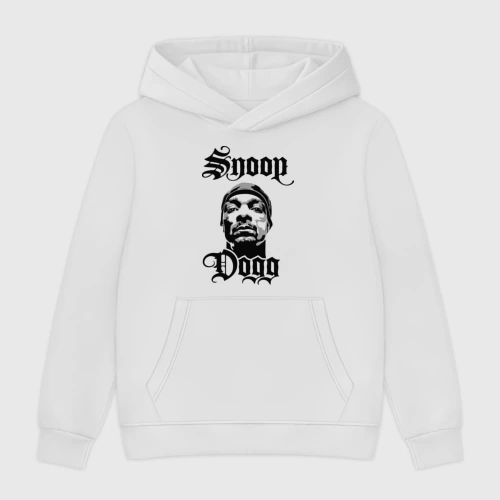 Мужская толстовка без начеса хлопок Snoop Dogg