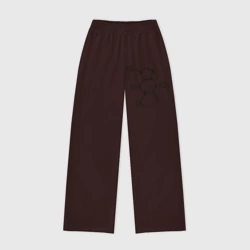 Женские брюки oversize без начеса хлопок Кофеин формула