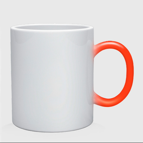 Кружка хамелеон Кофеин формула, цвет белый + красный - фото 2