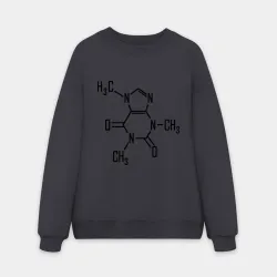 Мужской свитшот oversize без начеса хлопок Кофеин формула