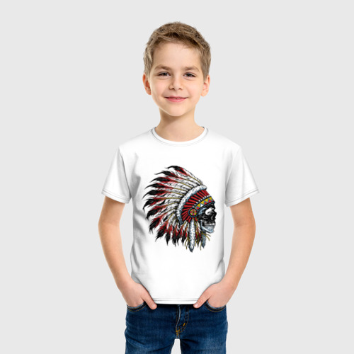 Детская футболка хлопок Индеец - фото 3