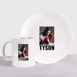 Набор: тарелка + кружка Mike Tyson