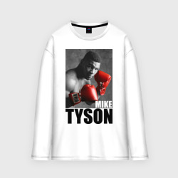 Мужской лонгслив oversize хлопок Mike Tyson