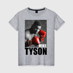 Женская футболка хлопок Mike Tyson