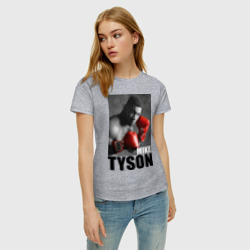 Женская футболка хлопок Mike Tyson - фото 2