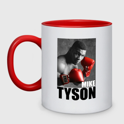 Кружка двухцветная Mike Tyson