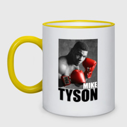 Кружка двухцветная Mike Tyson