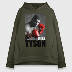 Женское худи Oversize хлопок Mike Tyson