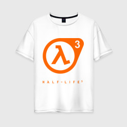 Женская футболка хлопок Oversize Half - life 3