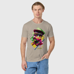 Мужская футболка хлопок Сталин - фото 2
