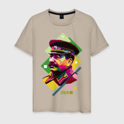 Мужская футболка хлопок Сталин