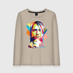 Женский лонгслив хлопок Kurt Cobain