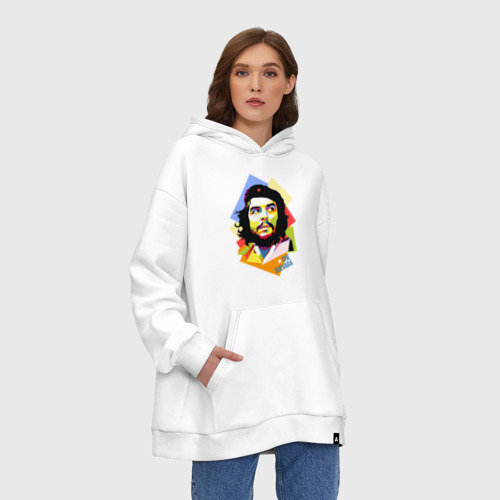 Худи SuperOversize хлопок Che Guevara, цвет белый - фото 4