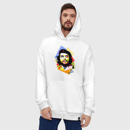 Худи SuperOversize хлопок Che Guevara, цвет белый - фото 5