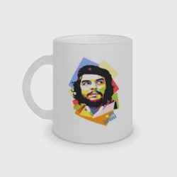 Кружка матовая стеклянная Che Guevara