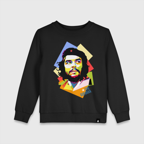 Детский свитшот хлопок Che Guevara, цвет черный