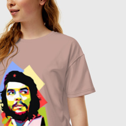 Женская футболка хлопок Oversize Che Guevara - фото 2