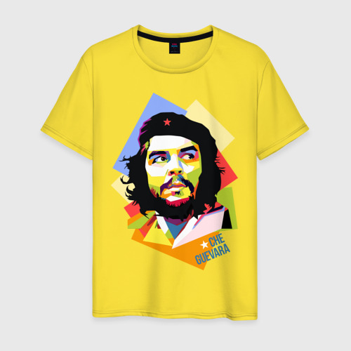 Мужская футболка хлопок Che Guevara, цвет желтый