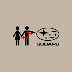 Мужской свитшот хлопок I love Subaru - фото 2