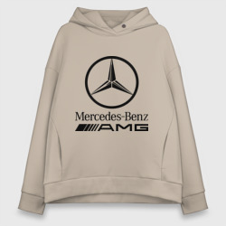 Женское худи Oversize хлопок AMG