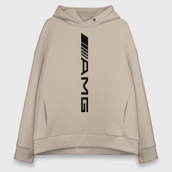 Женское худи Oversize хлопок AMG