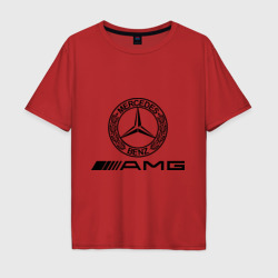 Мужская футболка хлопок Oversize AMG