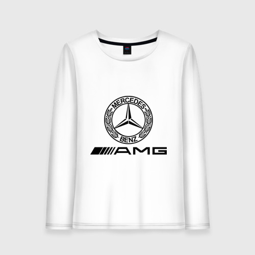 Женский лонгслив хлопок AMG