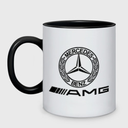 Кружка двухцветная AMG