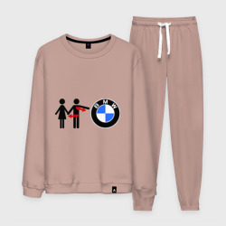 Мужской костюм хлопок I love BMW