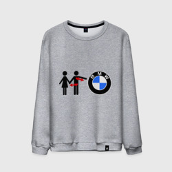 Мужской свитшот хлопок I love BMW