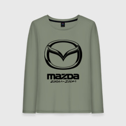 Женский лонгслив хлопок Mazda Zoom-Zoom