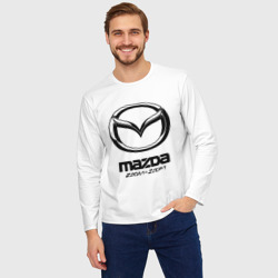 Мужской лонгслив oversize хлопок Mazda Zoom-Zoom - фото 2