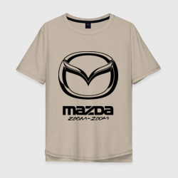 Мужская футболка хлопок Oversize Mazda Zoom-Zoom