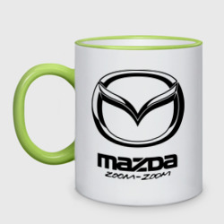 Кружка двухцветная Mazda Zoom-Zoom